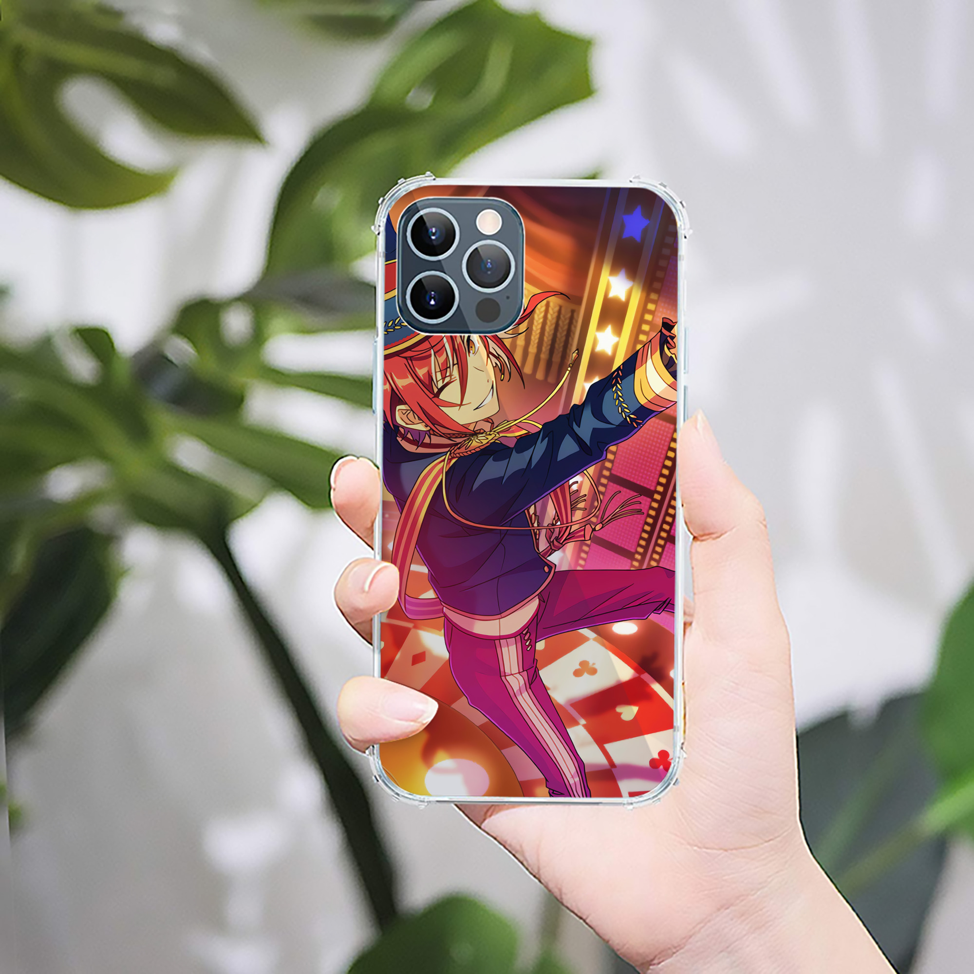 （画像用） あんさんぶるスターズ! Ensemble Stars 【iPhone 12シリーズ対応】透明スマホケース（クリアソフトケース）